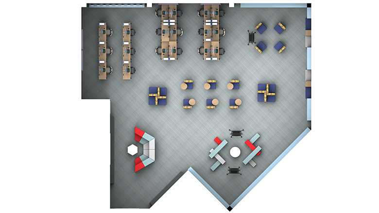 eSports Media Center - Plan View